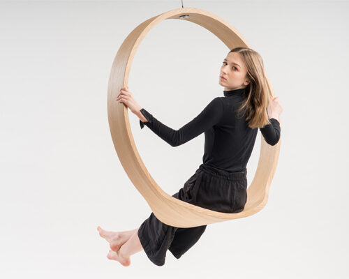 Circle swing rocking chairs N.1 , four colors natural , black, white, little white, indoor and outdoor options